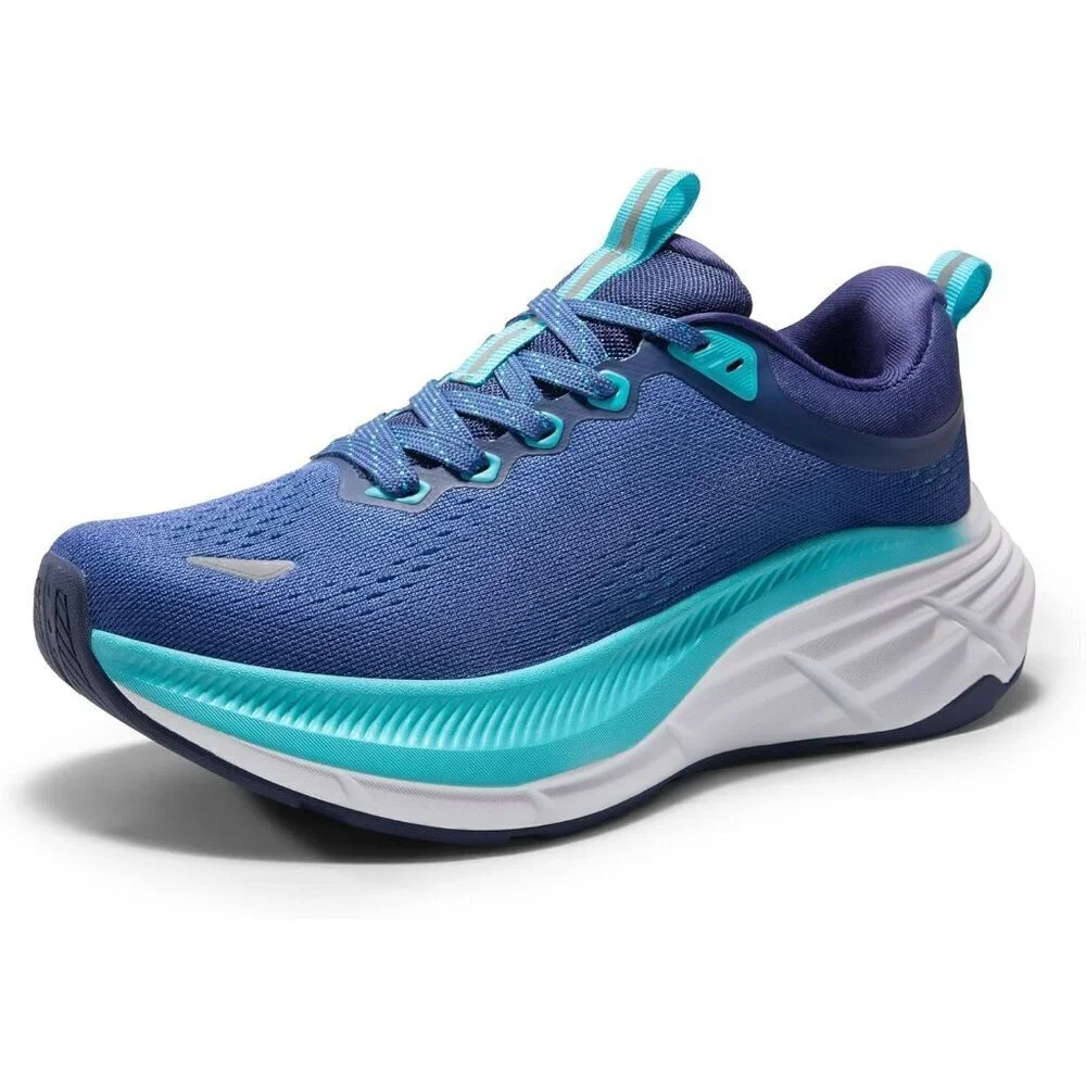 Nortiv 8 Women's Blue Walking Shoes Cushioned Non-Slip Breathable Sneakers